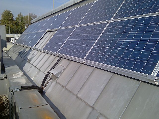 Solaranlage auf Dachfläche