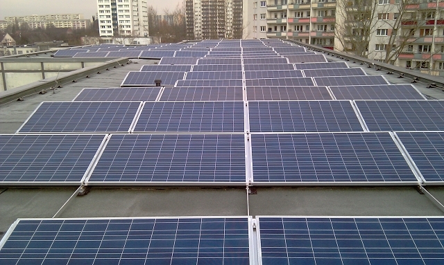 Solaranlage auf Dachfläche
