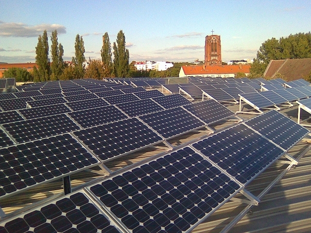 Solaranlage auf Dachfläche