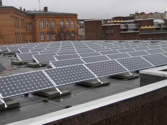Solaranlage auf Dachfläche