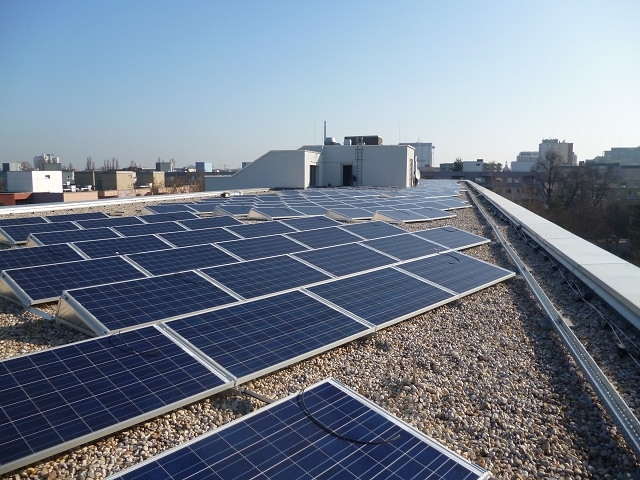 Solaranlage auf Dachfläche